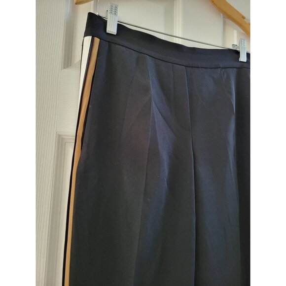 Aritzia Babaton Womens conan Black pants side stripe size 6 Career Professional - Picture 4 of 10